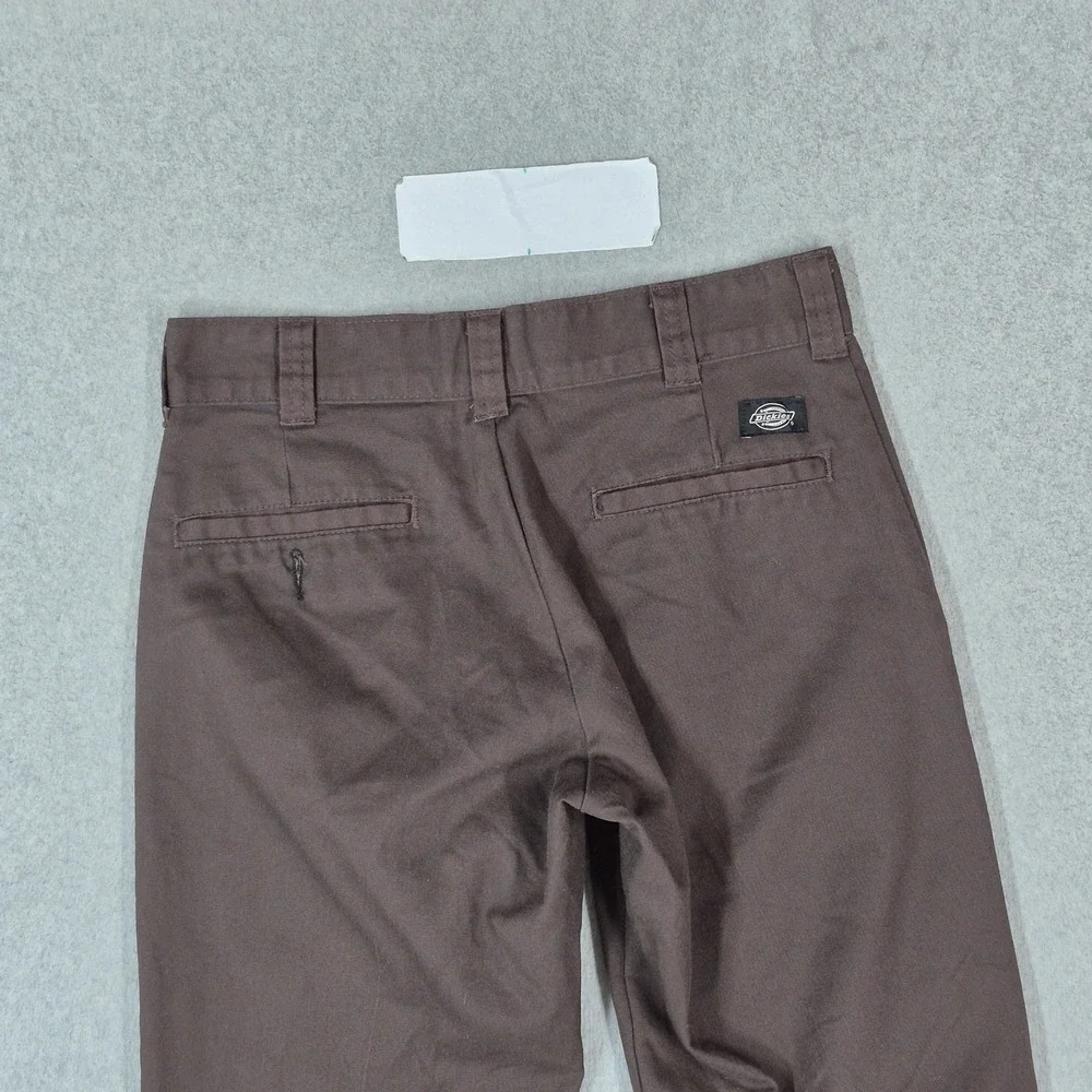 Dickies Men Pants 30X32 Brown Chino Twill FLEX Work Pants Logo 31